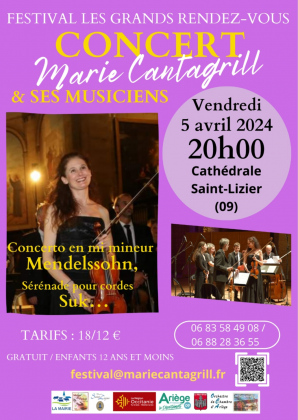Concert Marie Cantagrill et ses Musiciens