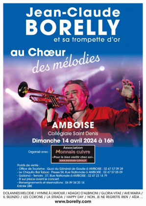 Jean-Claude BORELLY et sa trompette d'Or, au Choeur des mélodies.