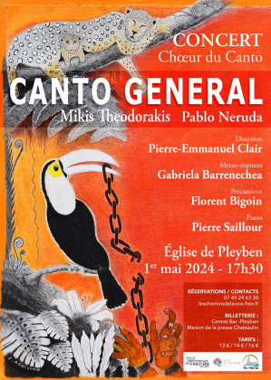 Concert Canto General - église Pleyben