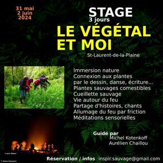 Stage immersion nature: Le Végétal et Moi
