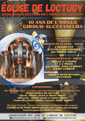 Concerts des 10 ans de l'orgue de Loctudy