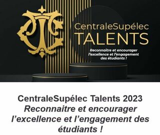 Cérémonie de remise des prix CentraleSupélec Talents 2023