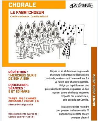 La Fabrik : Le Fabri'Choeur