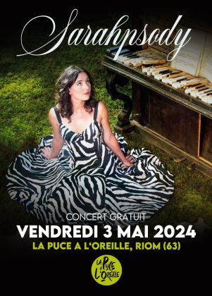 Concert gratuit : Sarahpsody à La Puce a l'Oreille
