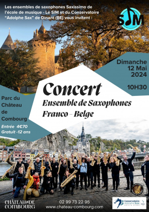Concert de l'ensemble de saxophones Franco - Belge
