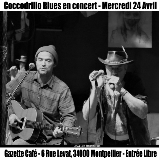 Coccodrillo Blues en concert au Gazette Café