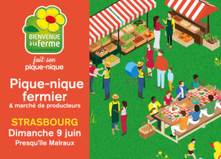 Bienvenue à la Ferme organise son pique-nique fermier à Strasbourg !