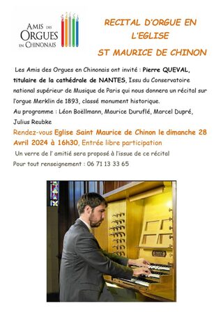 Recital d'Orgue en l'Eglise Saint Maurice