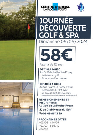 Journée Golf & Spa à La Roche-Posay