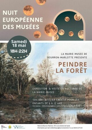 Peindre la forêt : exposition nocturne à la Mairie-Musée