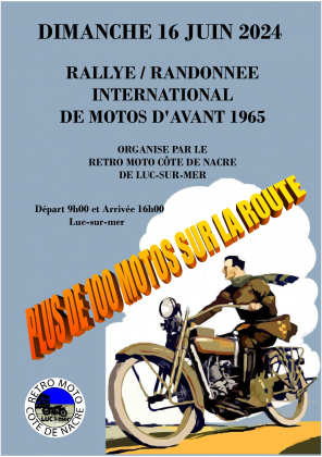 34ème Randonnée Internationale en motos anciennes