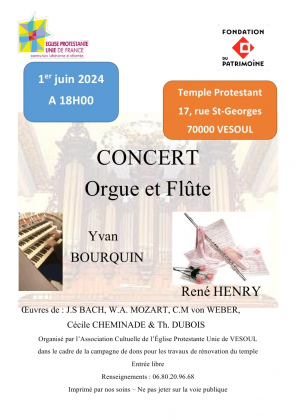 Concert flûte et orgue