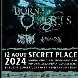 BORN OF OSIRIS + DISTANT + ACTS OF GOD