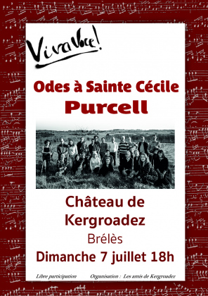 Viva Voce : Concert PURCELL au chateau de Kergroadez