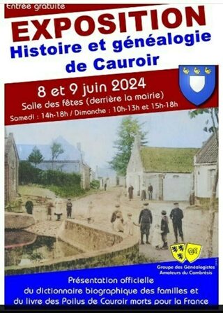 Exposition Histoire et généalogie de Cauroir
