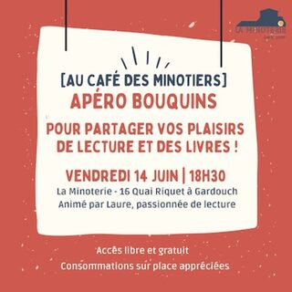 APÉRO BOUQUINS À LA MINOTERIE