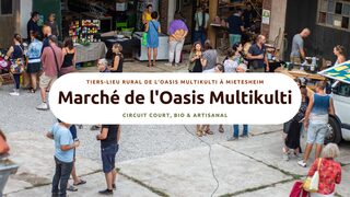 Marché mensuel de l'Oasis Multikulti