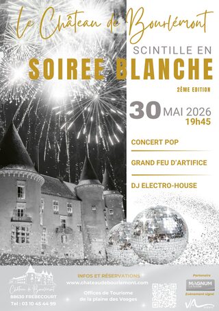 La soirée blanche du château
