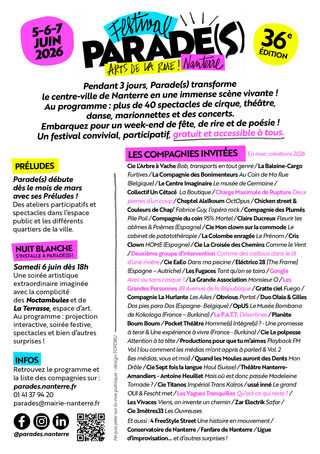 Parade(s) - Festival des arts de la rue de Nanterre