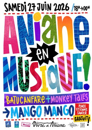 ANIANE EN MUSIQUE 2026 : Mango Mango + Monkey Tales + Batucanfare