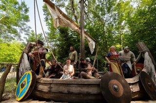 Visite de l'archéosite de la porte de Sabran