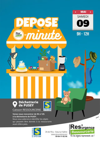 Dépose minute en déchetterie