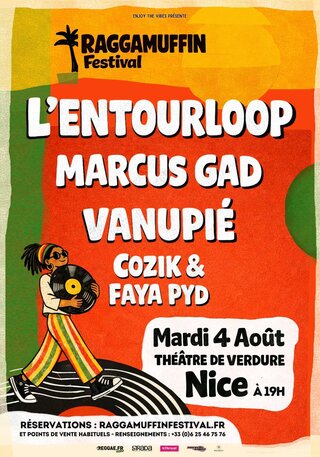 🌴🔥 RAGGAMUFFIN FESTIVAL #1 🔥🌴 L'Entourloop - Vanupié - Marcus Gad - Cozik &