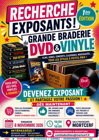 Braderie dvd et vinyle