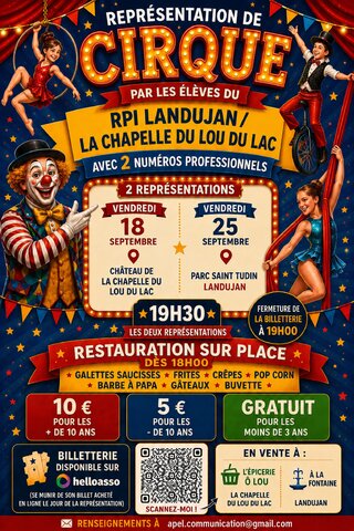 Le cirque arrive !