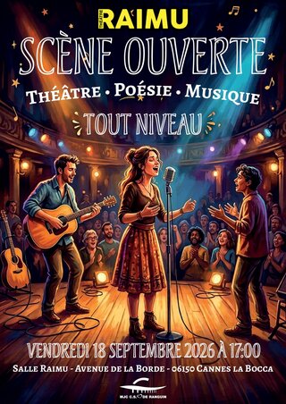 Scène ouverte MJC Ranguin, Poésie - Musique- Théâtre
