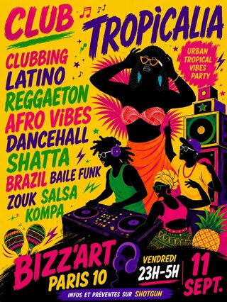 Club Tropicalia ~ Afro, Latin, Caribbean, Brazil Vibes!