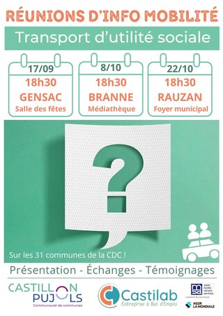 Réunions d'info Transport Solidaire