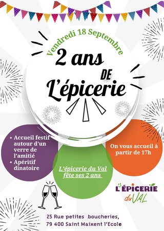L'Epicerie du Val fête ses 2 ans !