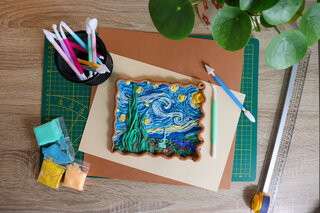 Atelier parents-enfants : sculpter La Nuit étoilée de Van Gogh