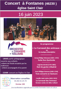 Concert de l'Orchestre de Chambre de Toulouse