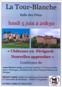 Conférence "Châteaux en Périgord : Nouvelles approches" - Anne-Marie Cocula & Mi