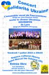 Concert chorale au profit de l'Ukraine