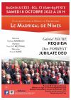 Madrigal de Nîmes : requiem de Fauré et Jubilate Deo de Dan Forrest