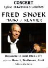 Concert de piano : Mozart, Beethoven et Lizt interprété par Fred SNOEK