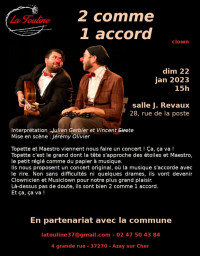 Spectacle familial "2 comme 1 accord"