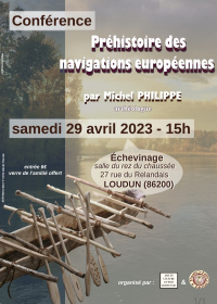 Conférence "Préhistoire des navigations européennes"