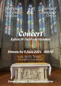 Concert Soprano & Orgue avec Morgane Solignac et Samuel Poujade
