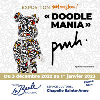 Exposition Doodle Mania par pmh : Noël magique 2022