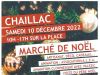 Marché de Noël à Chaillac