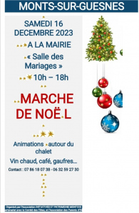 Marché de Noël à Monts-sur-Guesnes