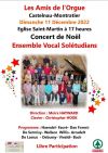Concert de Noël, avec l'Ensemble Vocal Solétudians