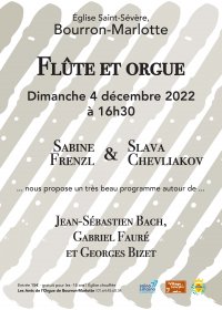 Concert "orgue et flûte" - Sabine Frenzl et Slavia Chevliakov