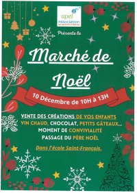 Marché de Noël école Saint-François  - Saint-Molf
