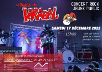 Concert rock pour enfants (et aussi pour adultes) le Noël de Karabal