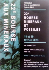 22ème Salon exposition de minéraux et fossiles
